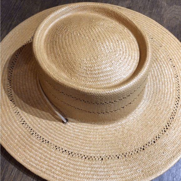 NEW! LOC Jacinto Wide Brim Straw Sun Hat - Natural Straw main image 6